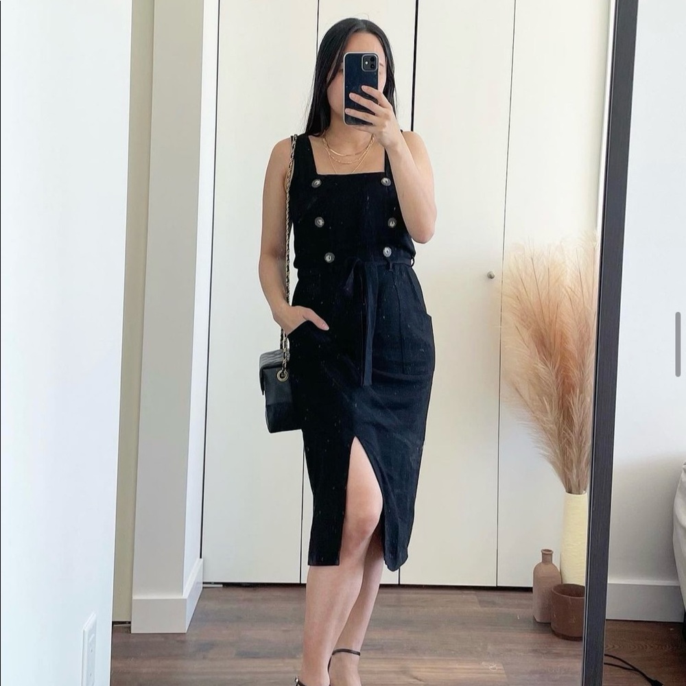 Monteau Square Neck summer Dress XS